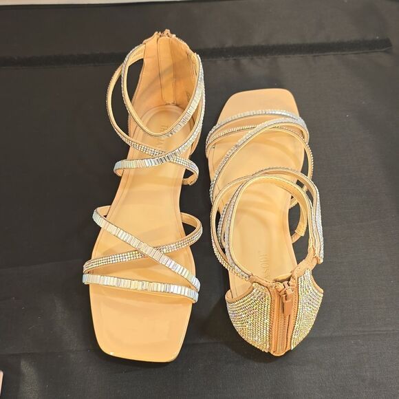 BRAND NEW THALIA SODI WOMEN'S DANA EMBELLISHED STRAPPY FLAT SANDALS - Picture 5 of 16